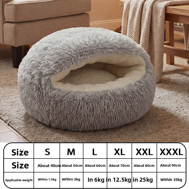 Soft Plush Bear Paw Pet House for Dogs and Cats